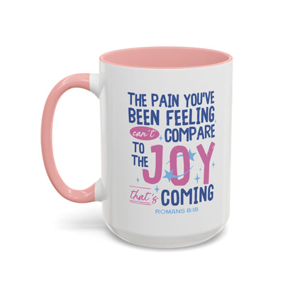 Inspirational Coffee Mug - Joyful Encouragement with Romans 8:18