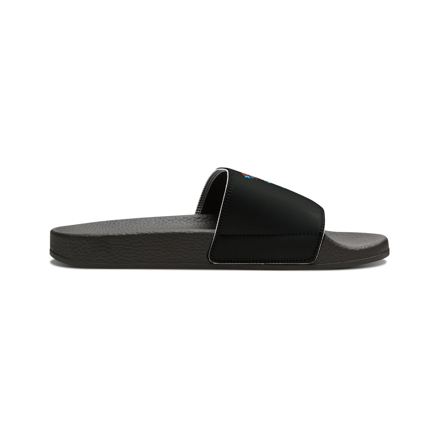 Proud Child Of A God Who Would Leave The 99 Looking For Me Women's PU Christian Slide Sandals Printify