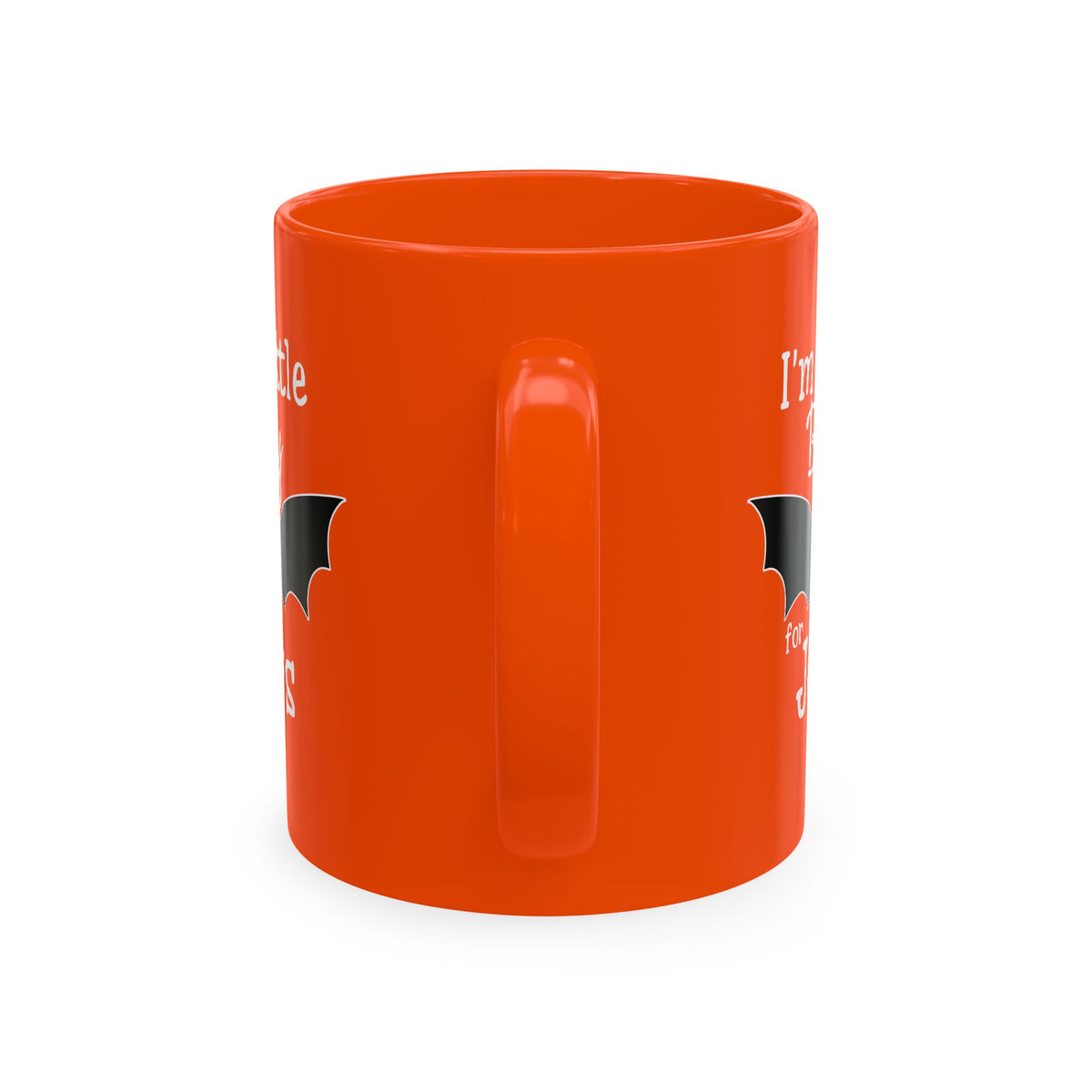 I'm a Little Batty for Jesus Mug – Christian Halloween Ceramic Coffee Cup