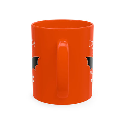I'm a Little Batty for Jesus Mug – Christian Halloween Ceramic Coffee Cup