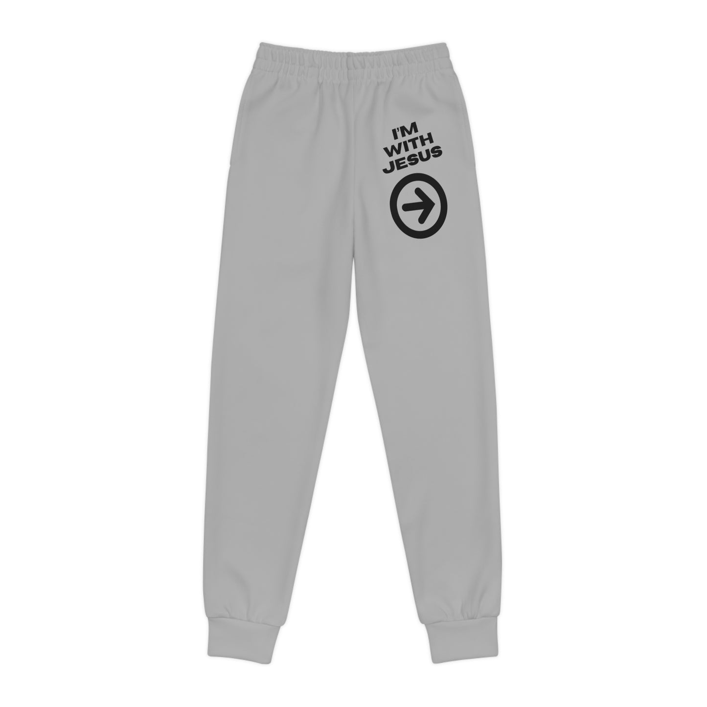 I'm With Jesus Youth Christian Sweatpants (Joggers)