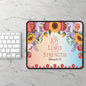 Floral Inspirational Gaming Mouse Pad - Joy of the Lord - Nehemiah 8:10