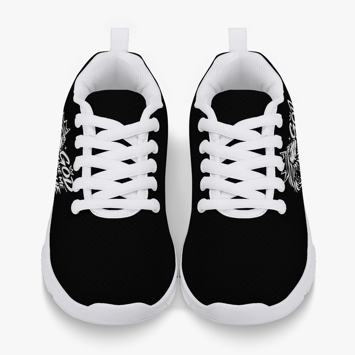 God Made Me Unique kids' Christian sneakers, alternate view