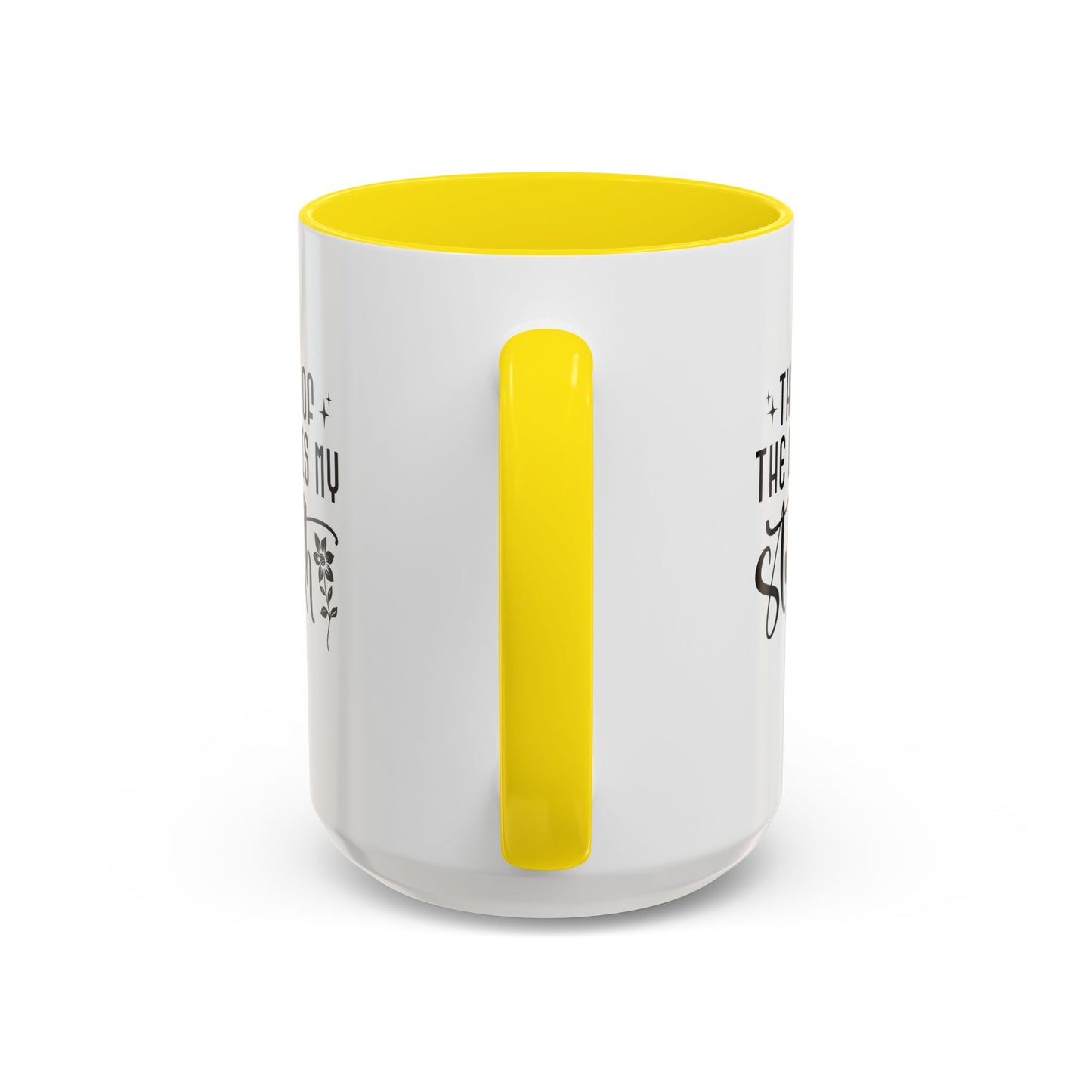 Inspirational Accent Coffee Mug - The Joy of the Lord is My Strength - Perfect for Faith Lovers