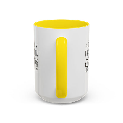 Inspirational Accent Coffee Mug - The Joy of the Lord is My Strength - Perfect for Faith Lovers