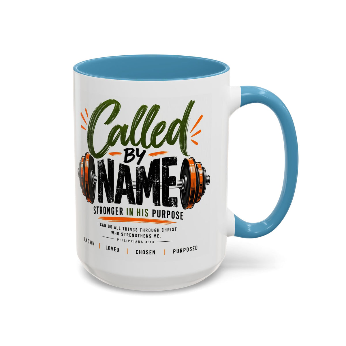 Called by Name Christian Coffee Mug – Stronger in His Purpose Inspirational Gift
