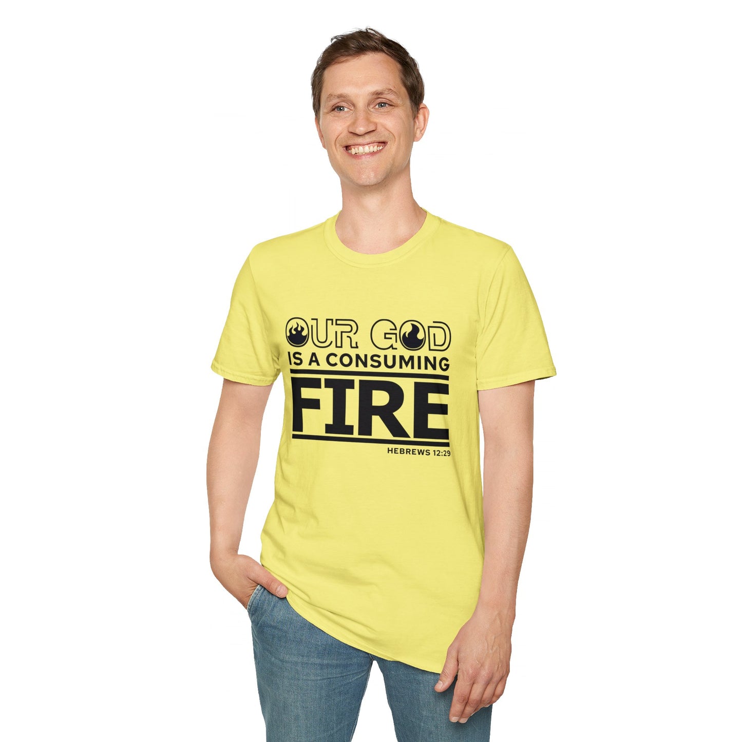 Our God Is A Consuming Fire Christian Unisex T-shirt