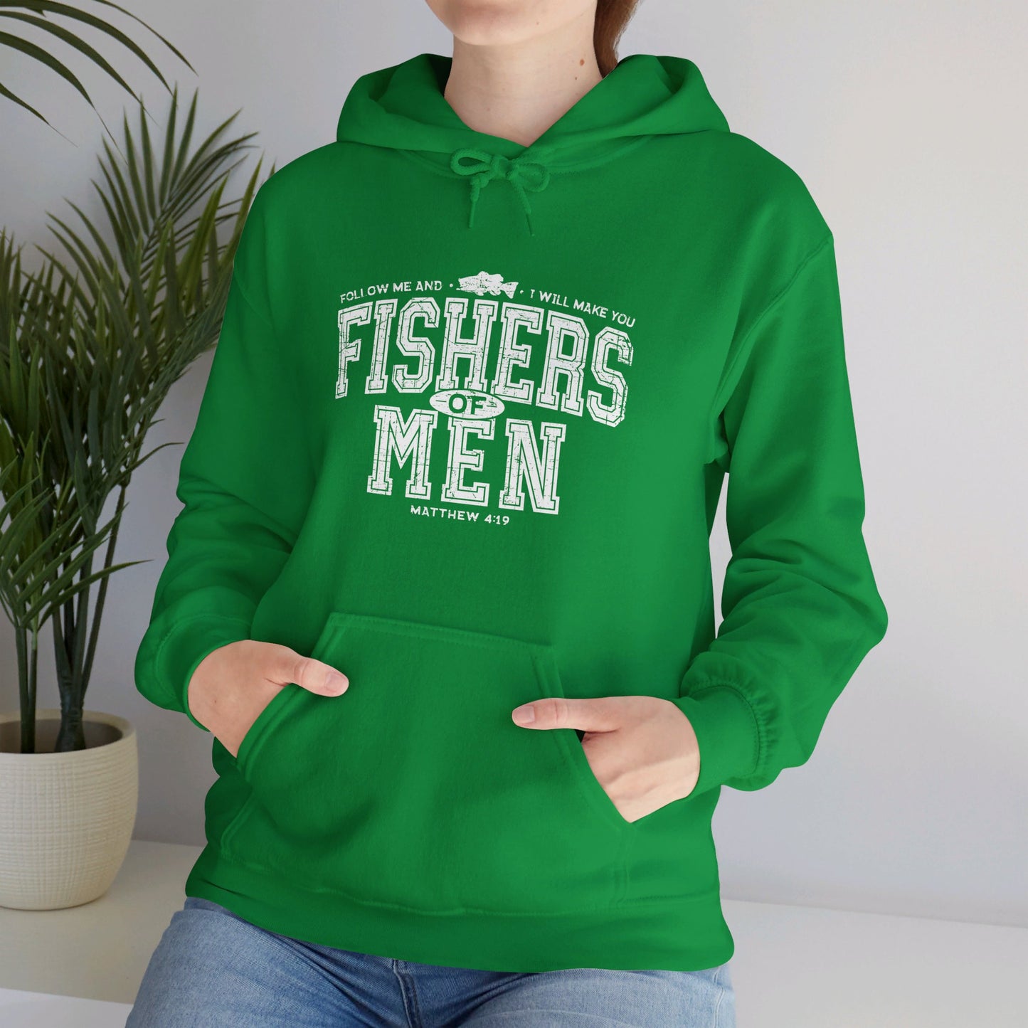 Fishers Of Men Unisex Christian Pullover Hooded Sweatshirt