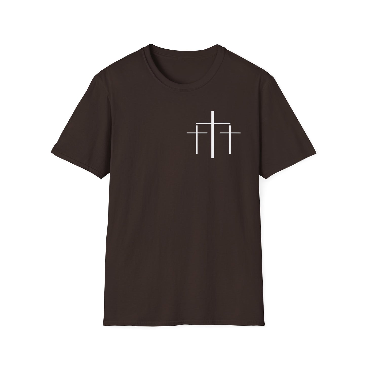 Faith Over Fear 3 Crosses   Christian Unisex T-shirt