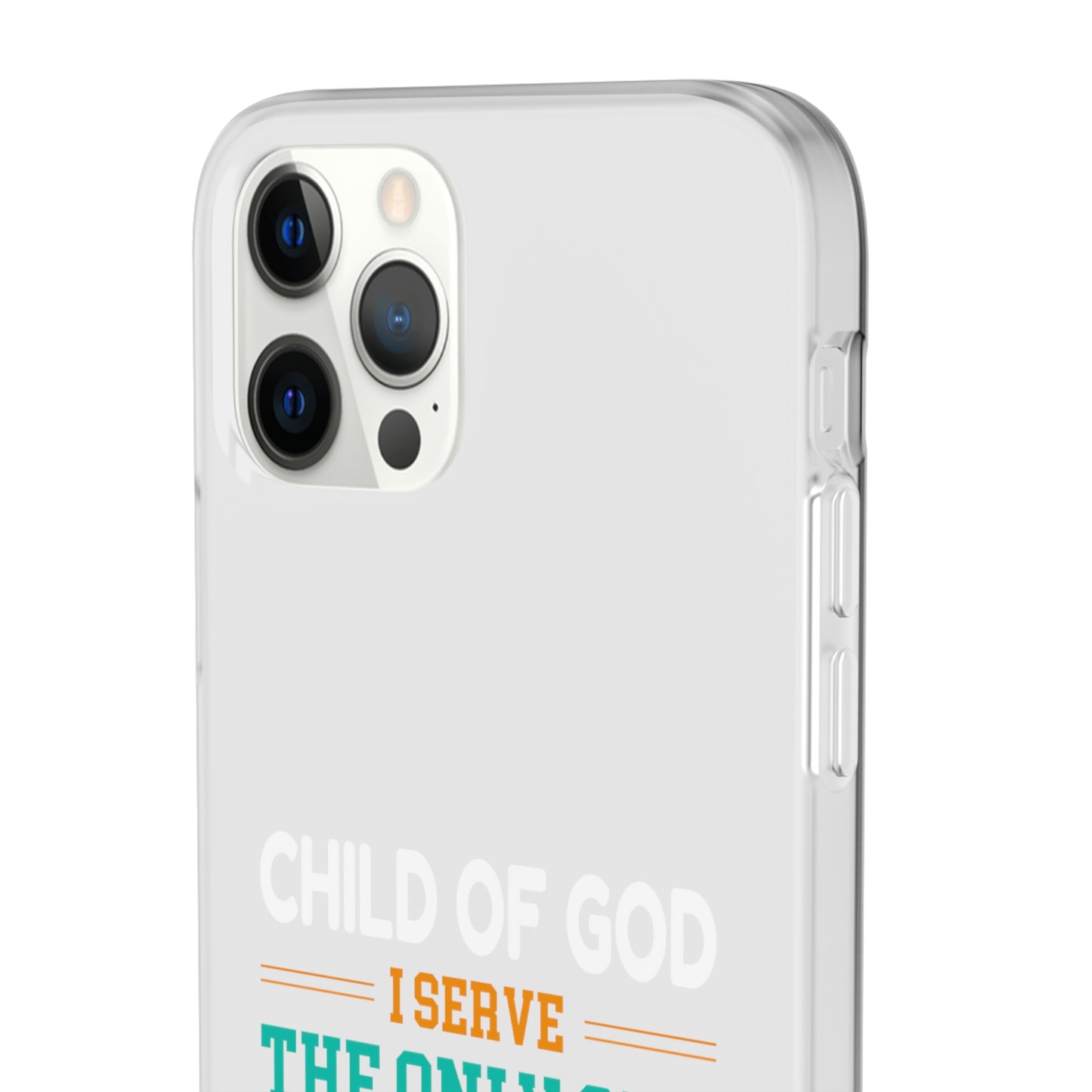 Child Of God I Serve The Only One Who Can Defeat Death Hell And The Grave Christian Flexi Phone Case Printify