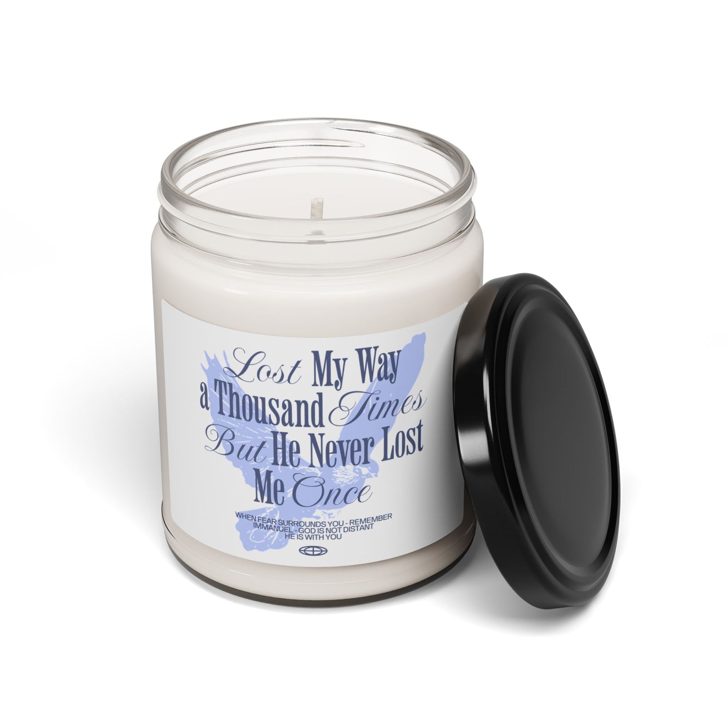 Inspirational Scented Christian Soy Candle - Lost My Way a Thousand Times