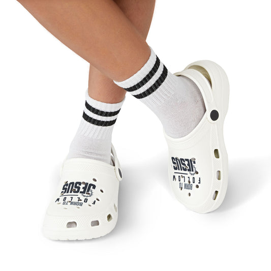 Born To Follow Jesus Kids Christian Crocs