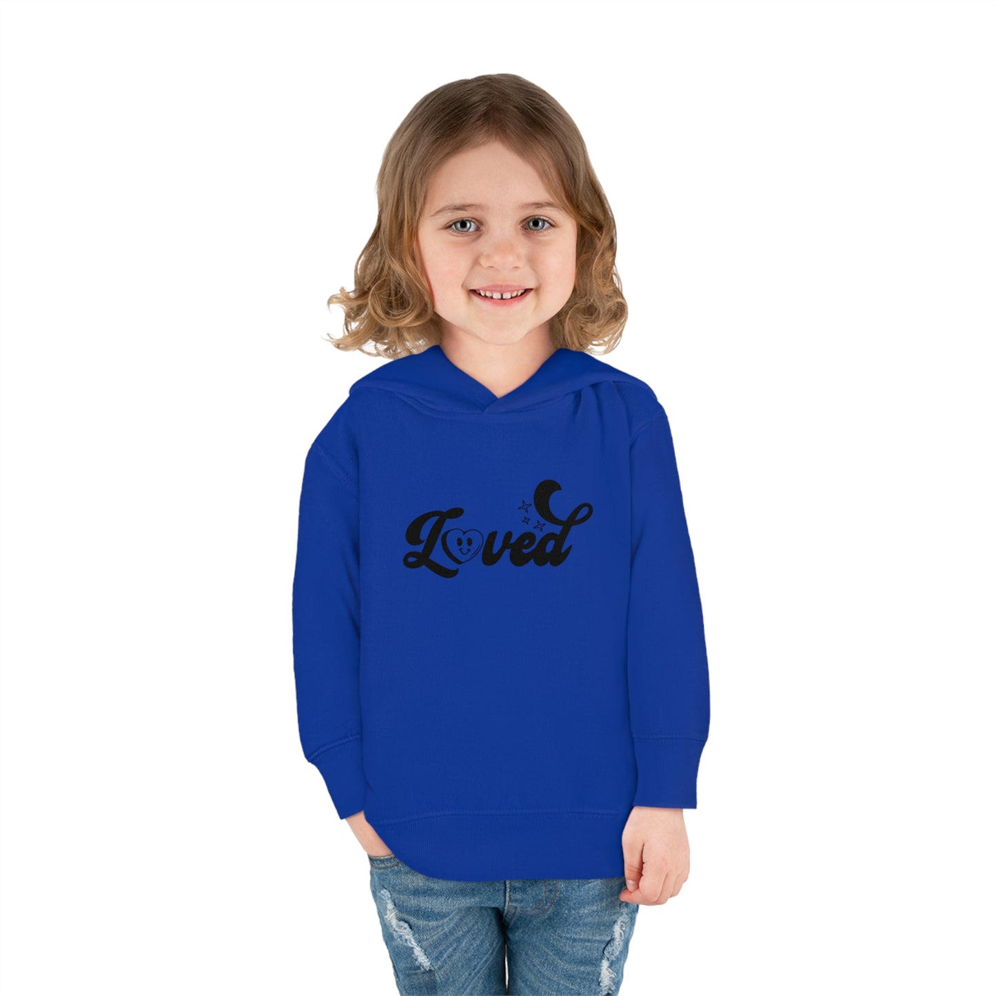 Romans 5:8 You Are Loved More Than You Will Ever Know Christian Toddler Pullover Fleece Hooded Sweatshirt