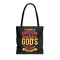 I'm A Christian Under Construction God's Not Done With Me Yet Christian Tote Bag Printify