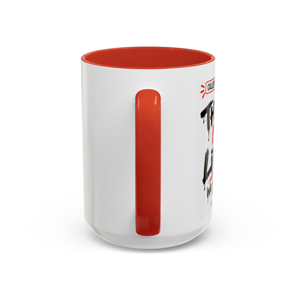 They Not Like Us, We Belong to Jesus Personalized Christian Coffee Mug — Called by Name Accent Mug (15oz)
