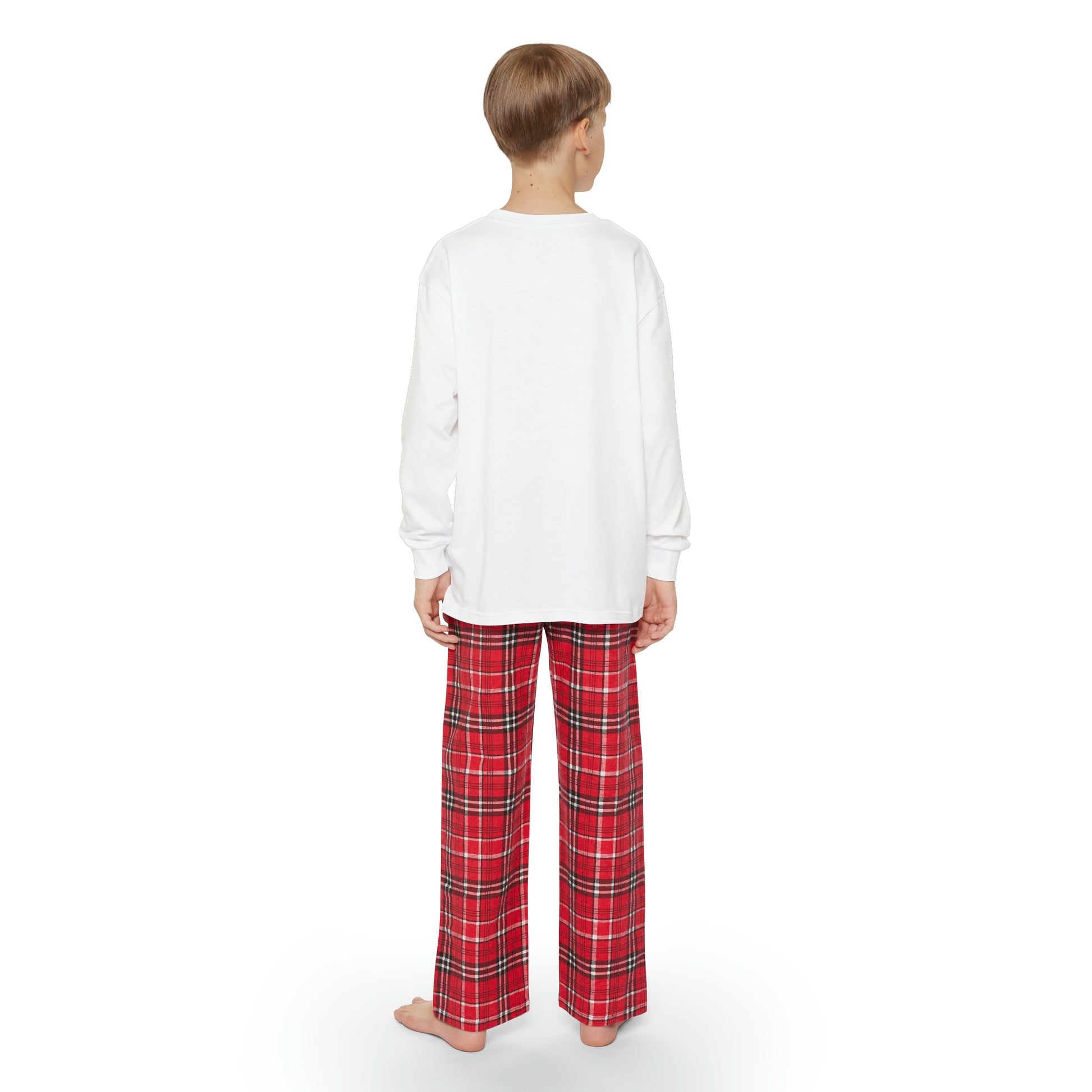 Divinely Inspired Purposefully Created Youth Christian Long Sleeve Pajama Set Printify
