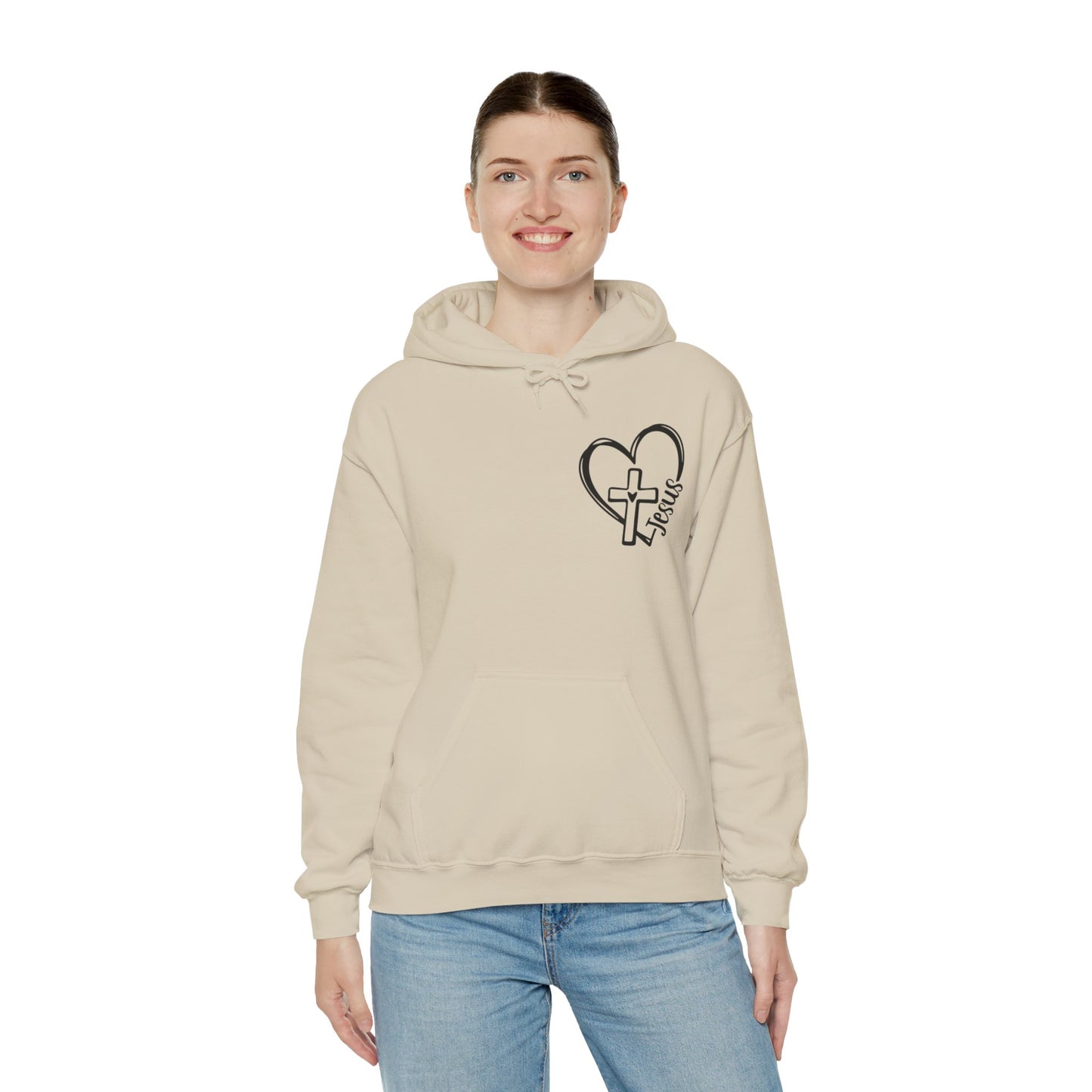 Jesus I Found My Hope  Unisex Christian Hooded Pullover Sweatshirt