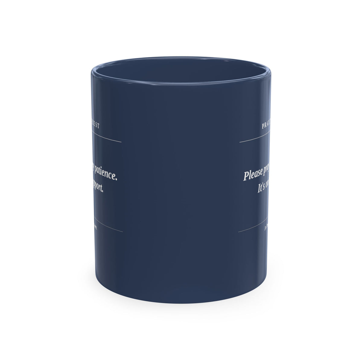 Prayer Request Ceramic Mug — 'Please Pray for Me' Inspirational Coffee Cup