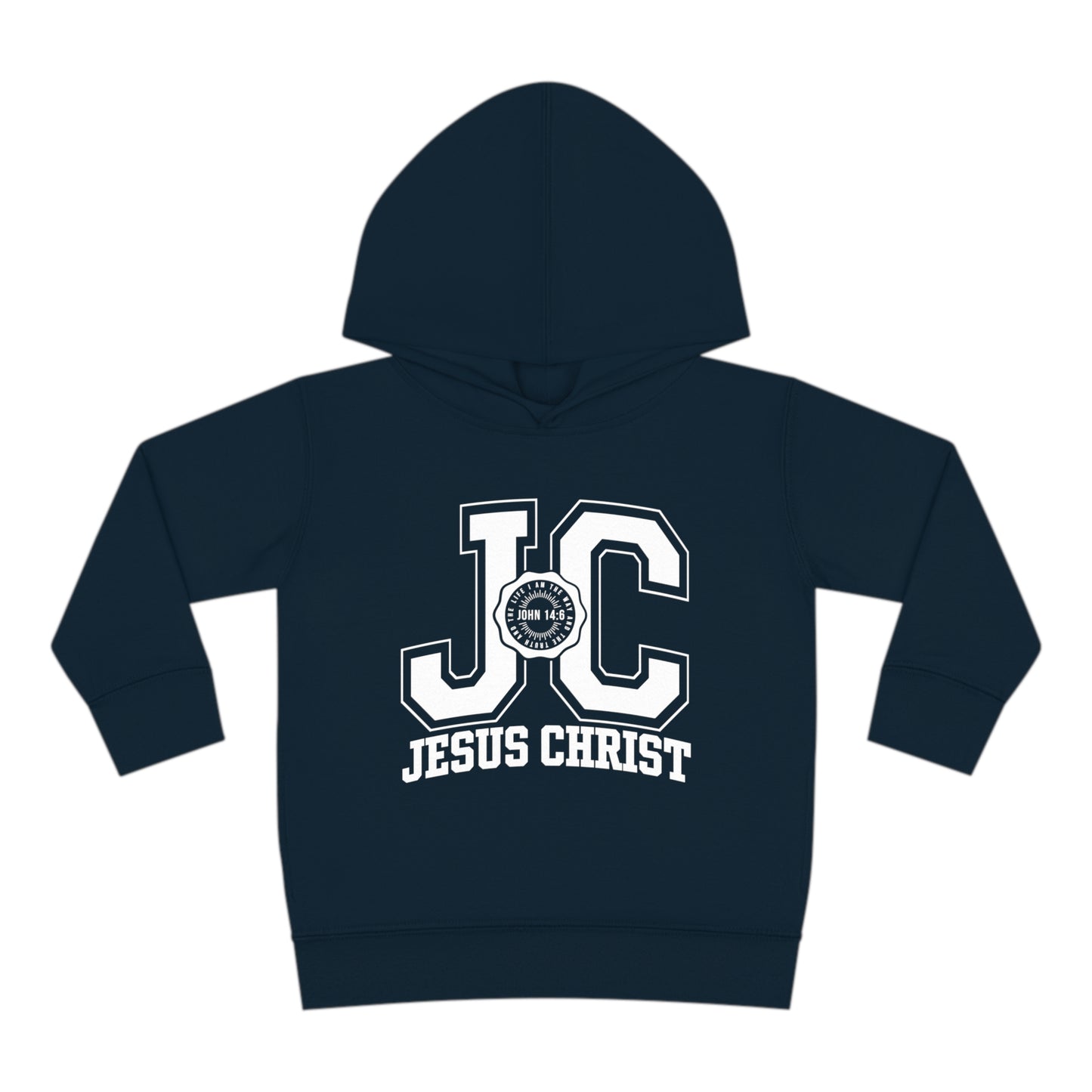 JC Jesus Christ Christian Toddler Pullover Fleece Hooded Sweatshirt