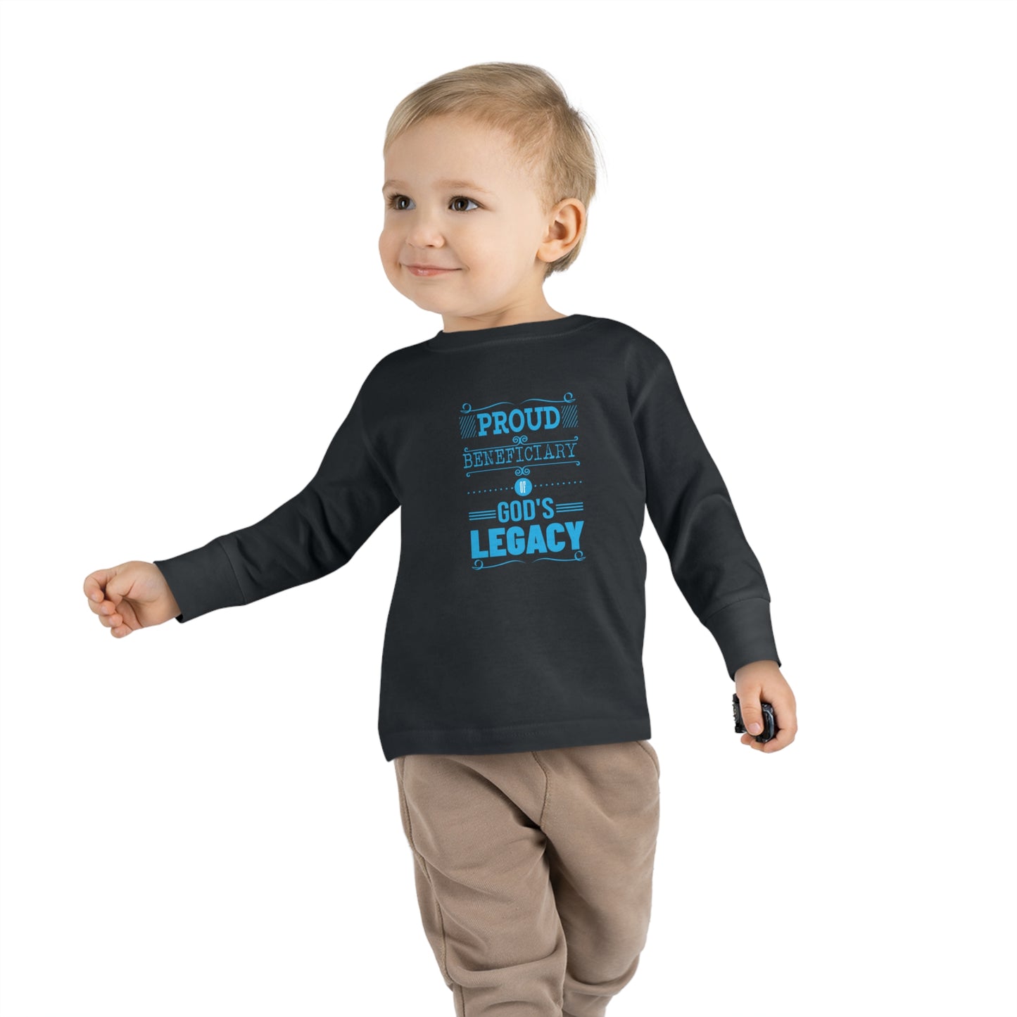 Proud Beneficiary Of God's Legacy Toddler Christian Sweatshirt Printify