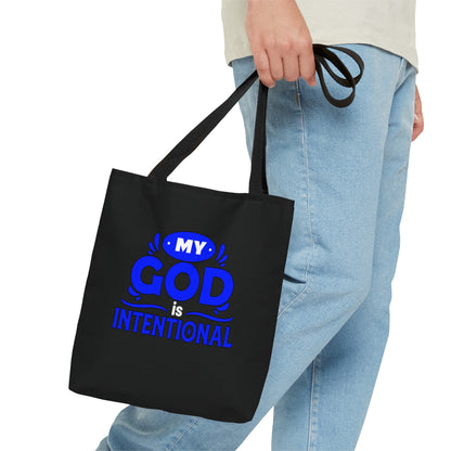 He Is Intentional Tote Bag