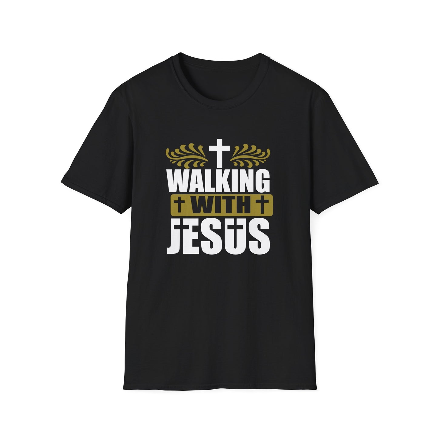 Walking With Jesus Unisex Christian T-shirt