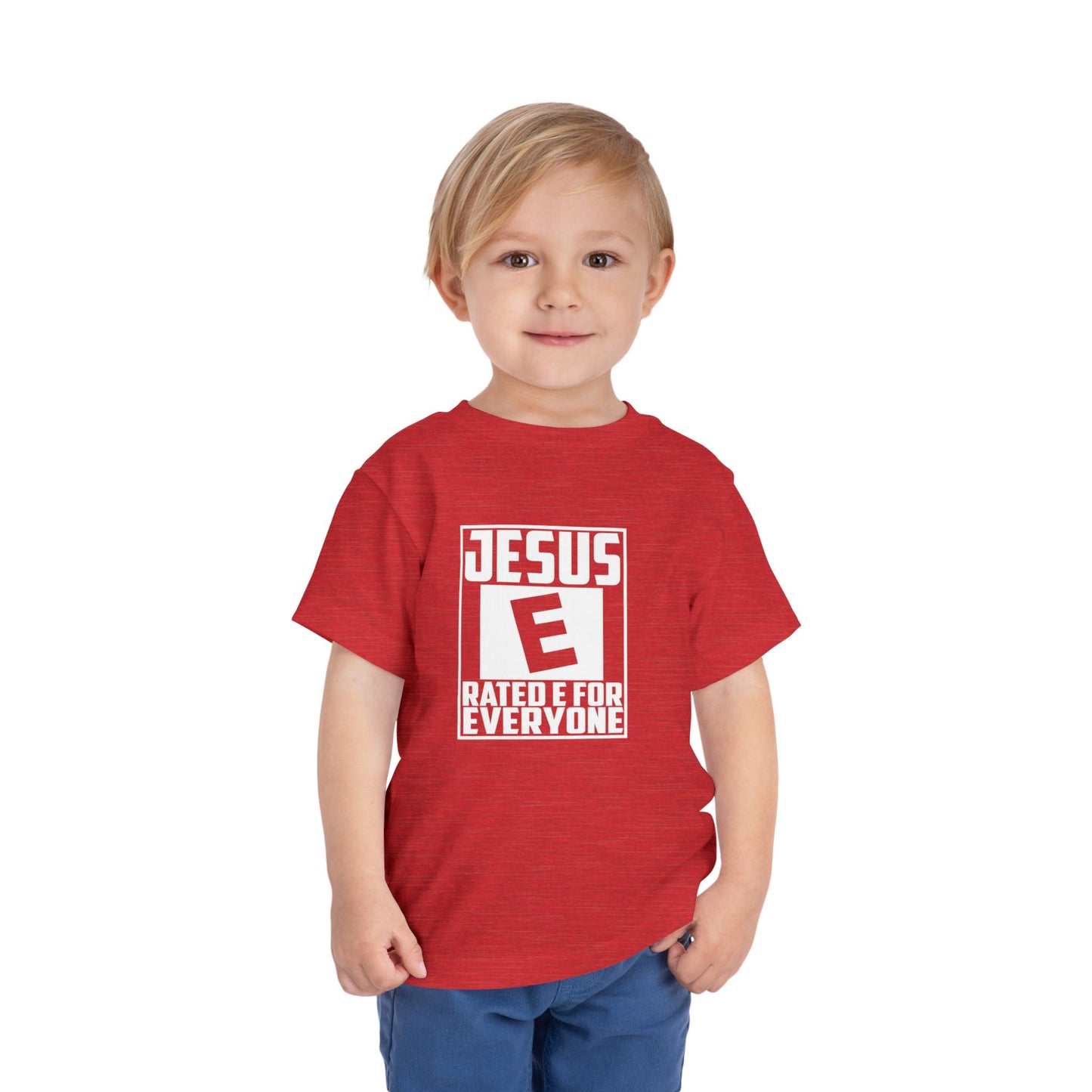 Jesus Rated E For Everyone Christian Toddler T-Shirt