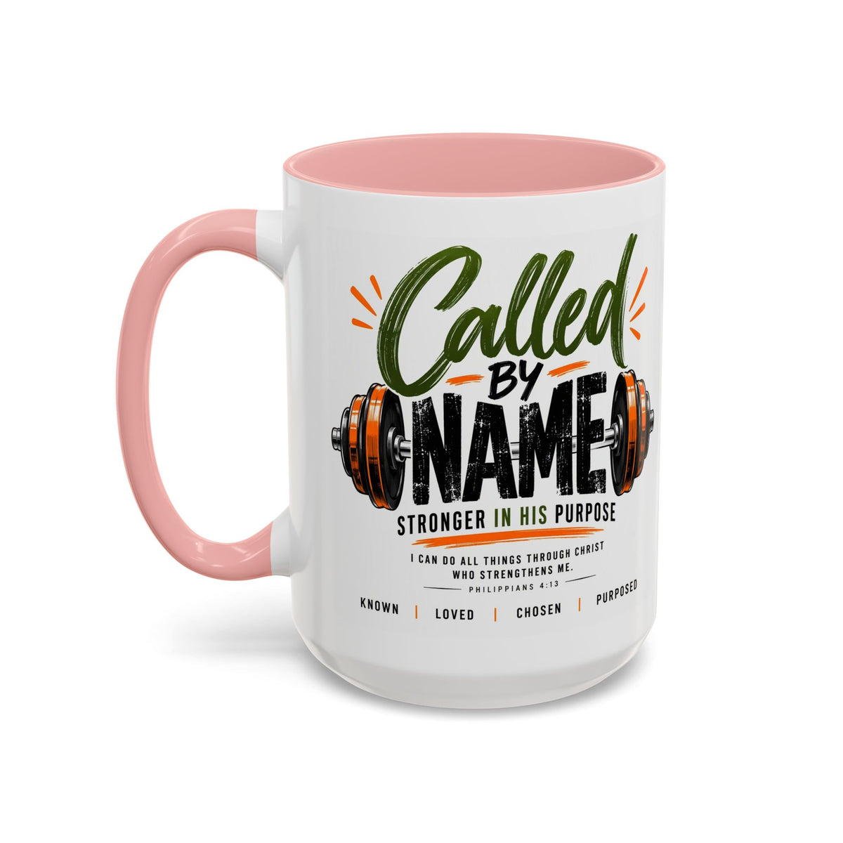 Called by Name Christian Coffee Mug – Stronger in His Purpose Inspirational Gift