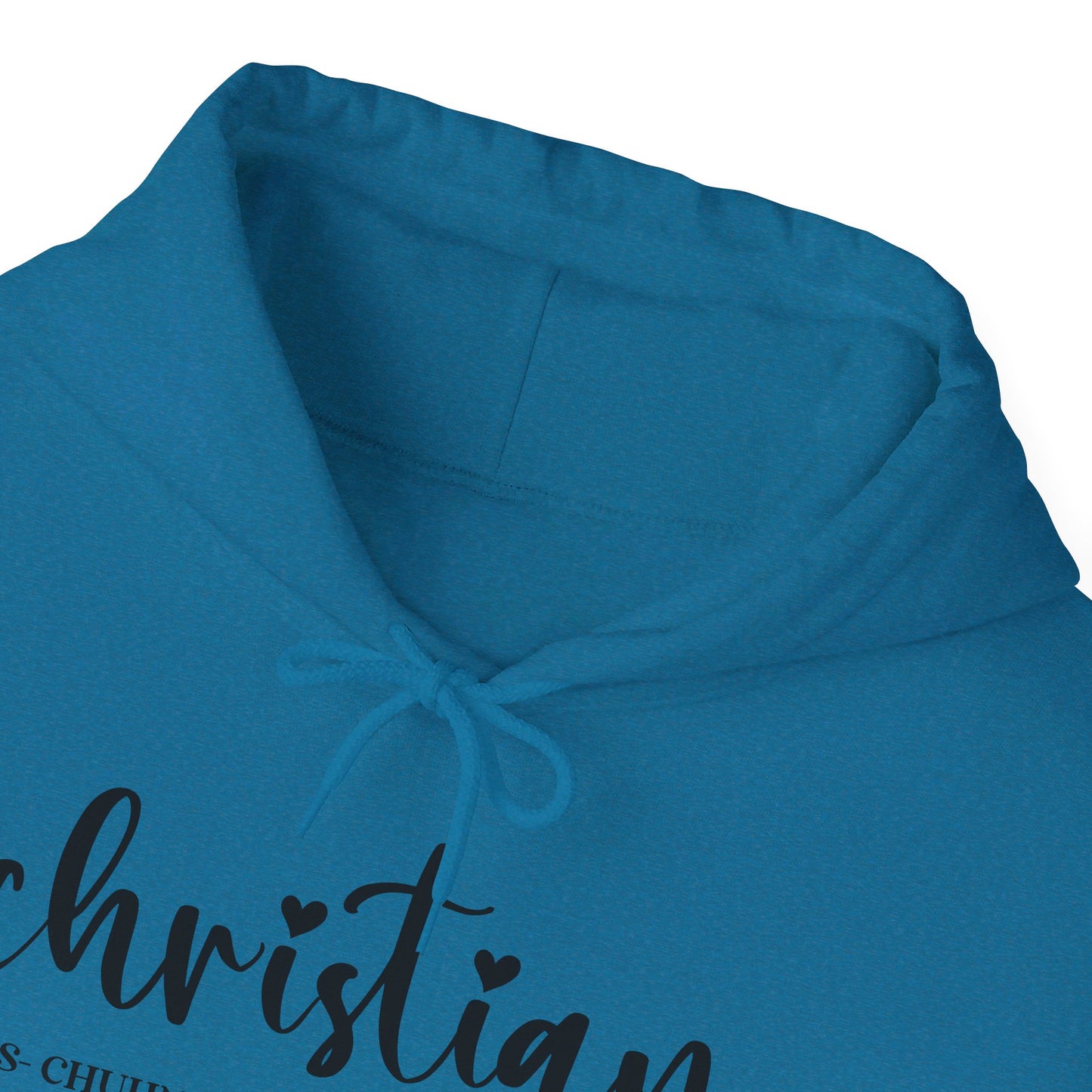 I Am A Christian Follower Of Christ  Unisex Christian Pullover Hooded Sweatshirt