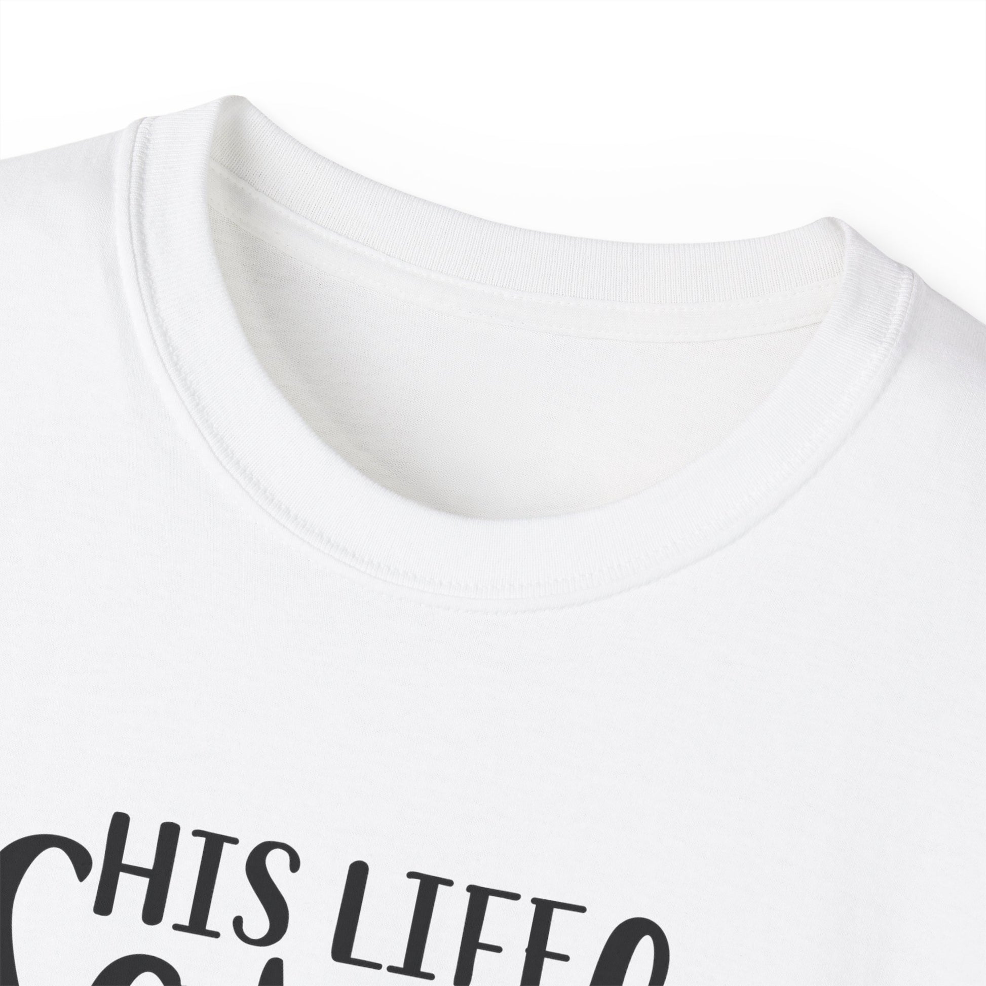 His Life Saved My Life Unisex Christian Ultra Cotton Tee Printify