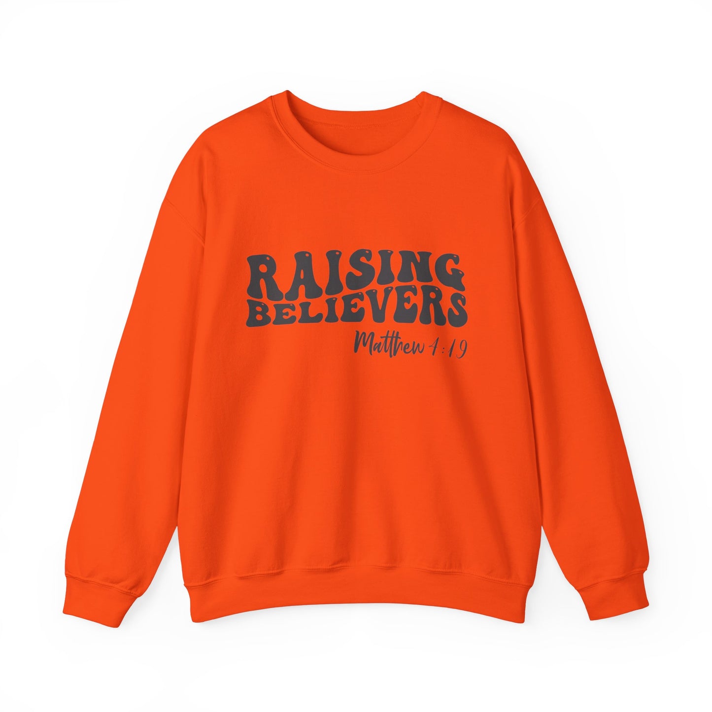 Raising Believers  Unisex Heavy Blend™ Crewneck Christian Sweatshirt