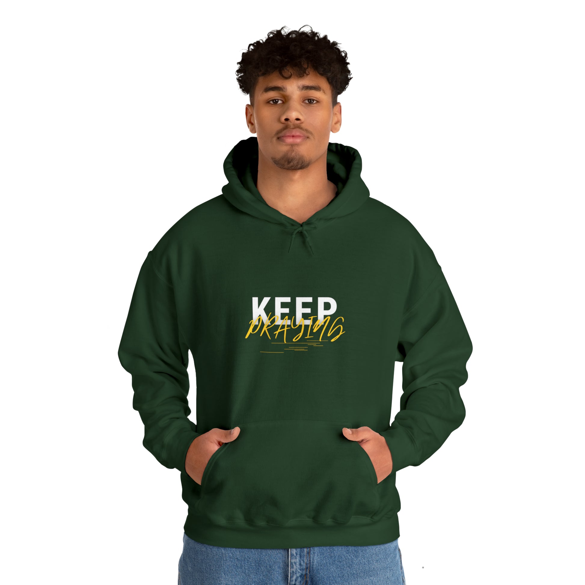 Keep Praying Unisex Hooded Sweatshirt Printify