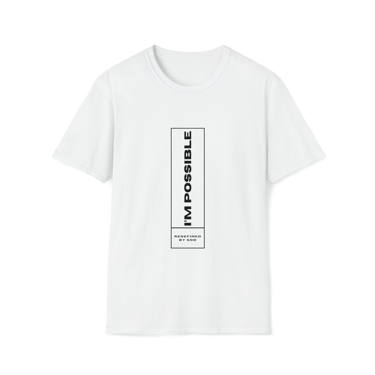 I'm Possible Redefined By God Unisex T-shirt Printify