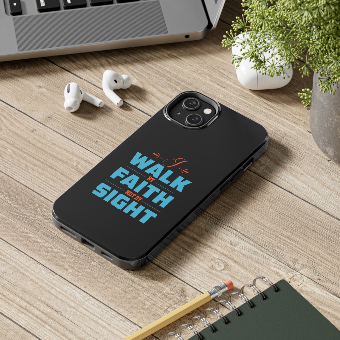 I Walk By Faith Not By Sight Tough Phone Cases, Case-Mate