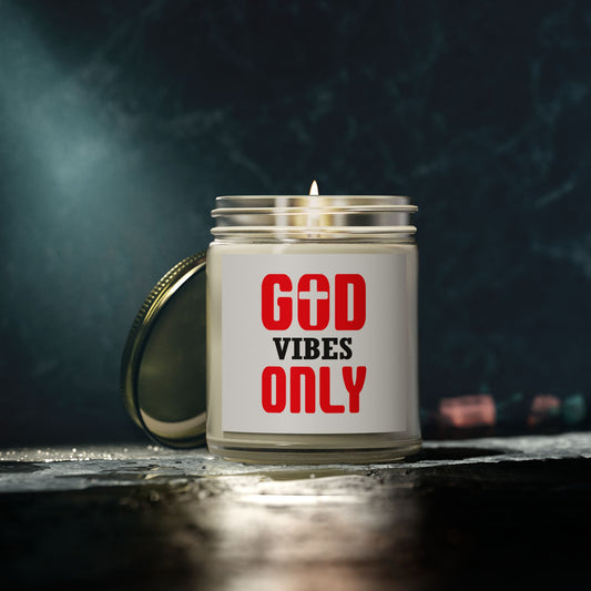 God Vibes Only Christian Scented Candle (4oz, 9oz)