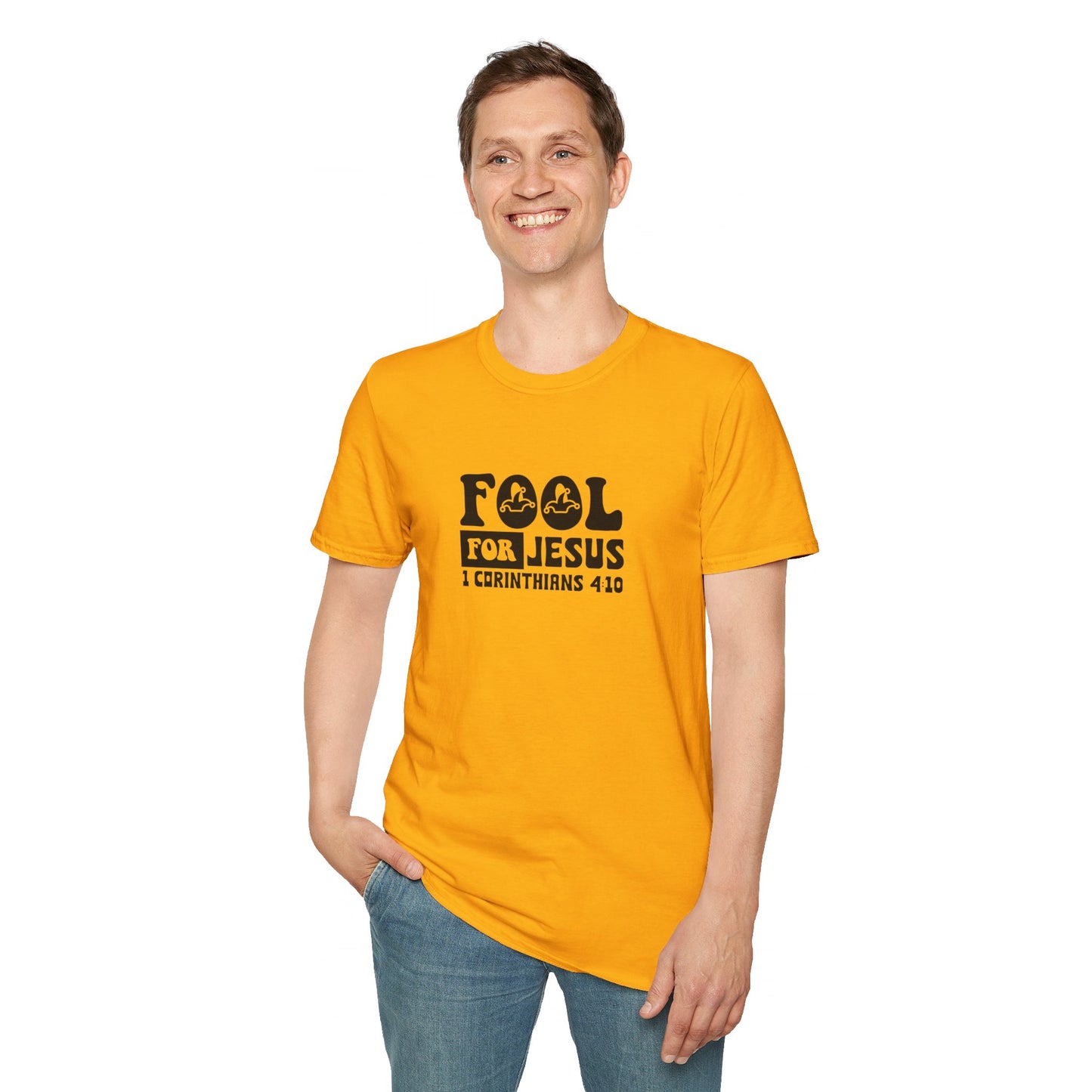 Fool For Jesus Funny Unisex Christian T-shirt