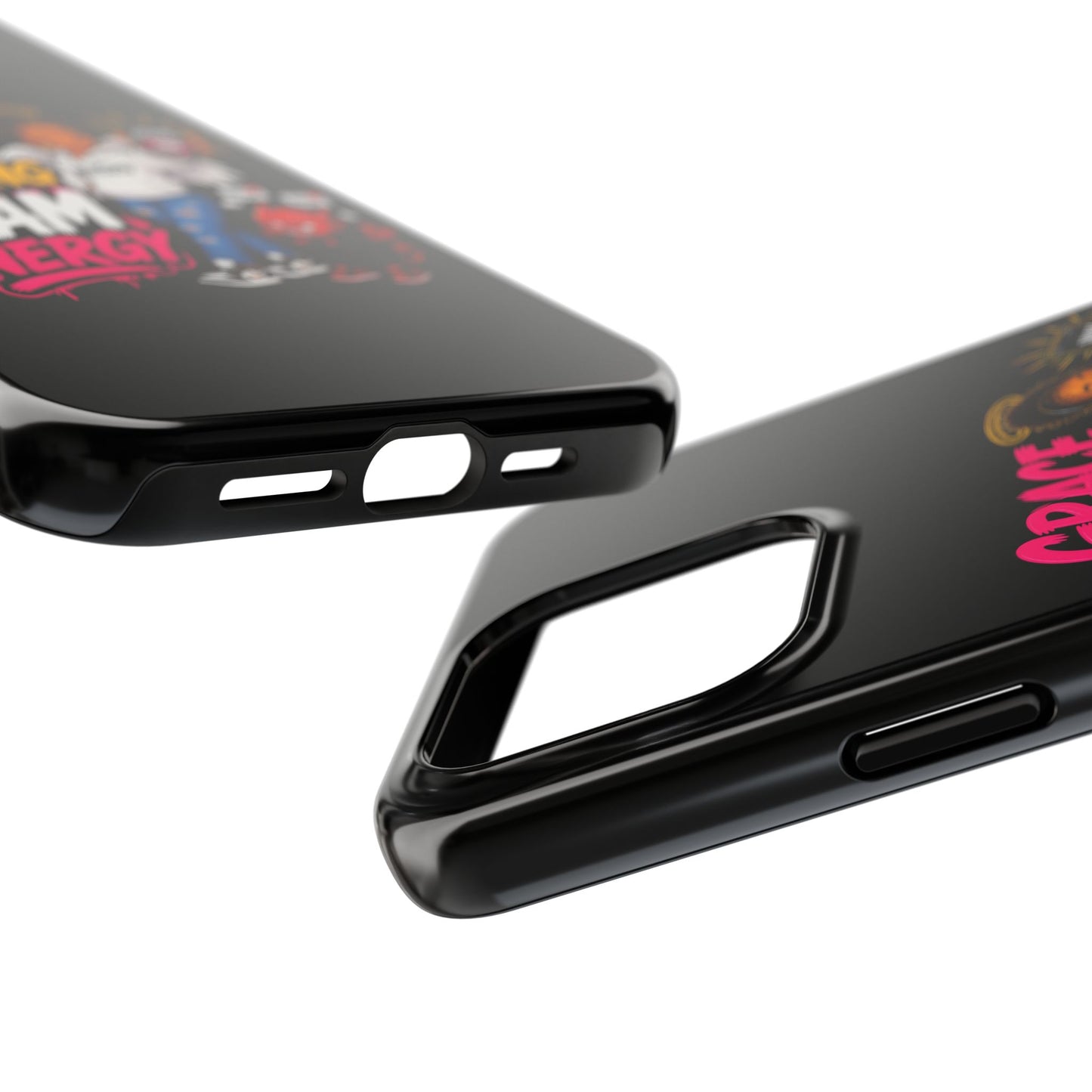 Tough Phone Case — "Grace Be Blocking Spam Energy" Black Protective Phone Cover