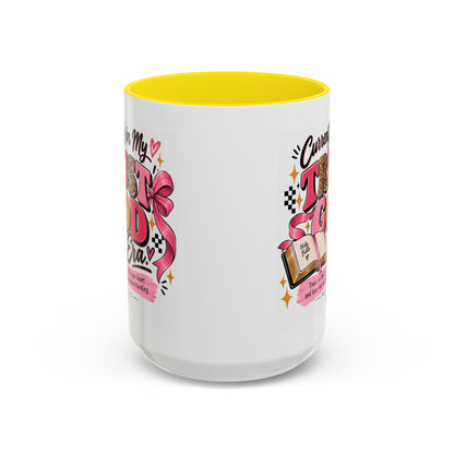 Currently in My Trust God Era Coffee Mug