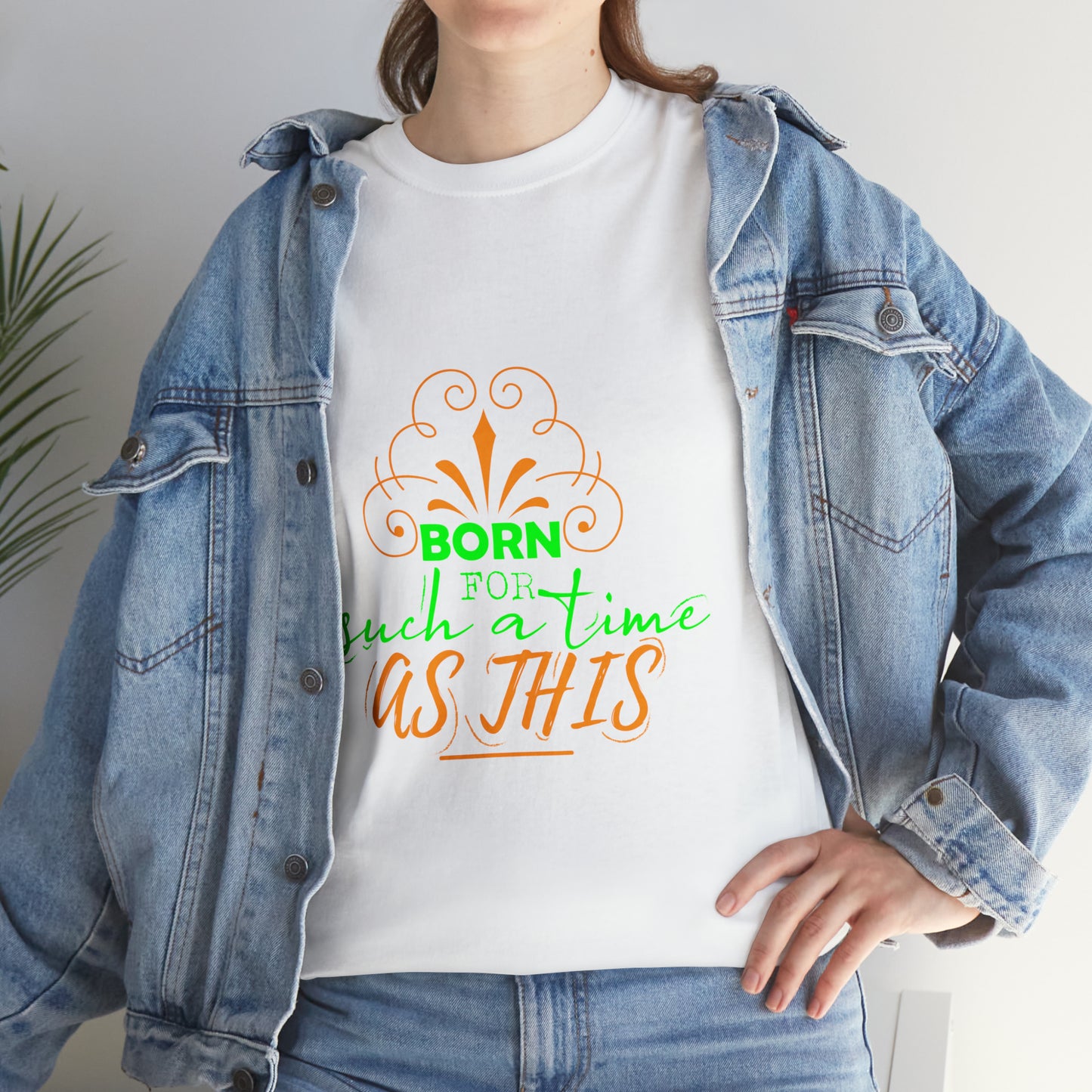 Born For Such A Time As This Unisex Heavy Cotton Tee