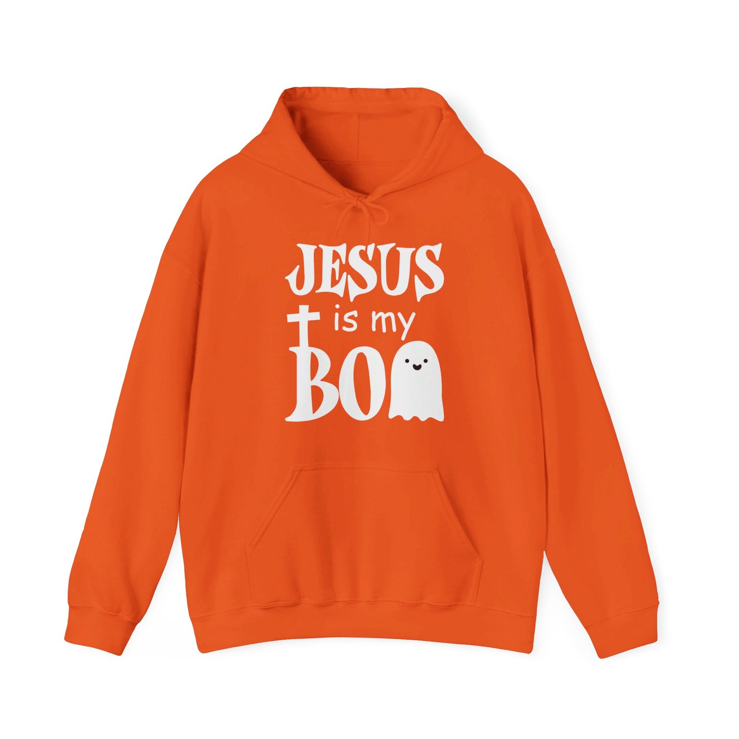 Jesus Is My Boo Halloween Unisex Christian Pullover Hooded Sweatshirt