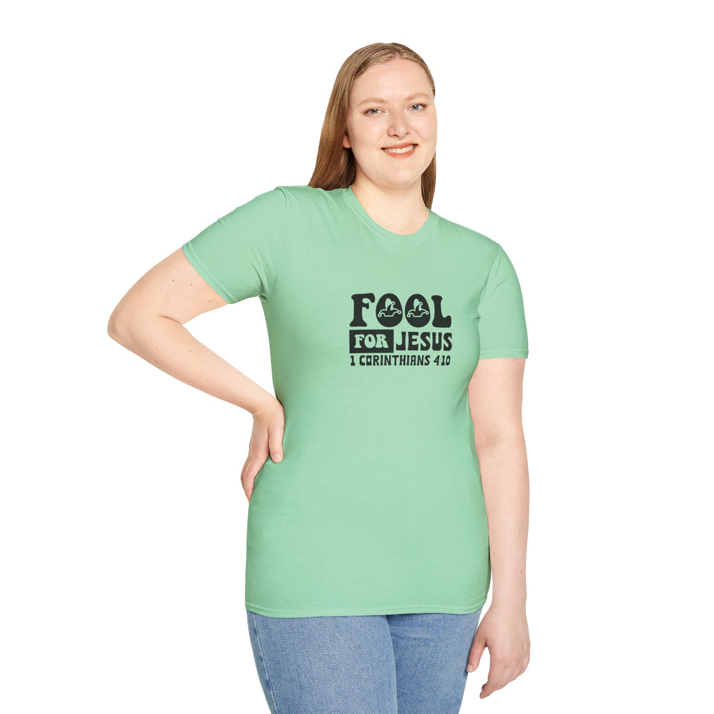 Fool For Jesus Funny Unisex Christian T-shirt