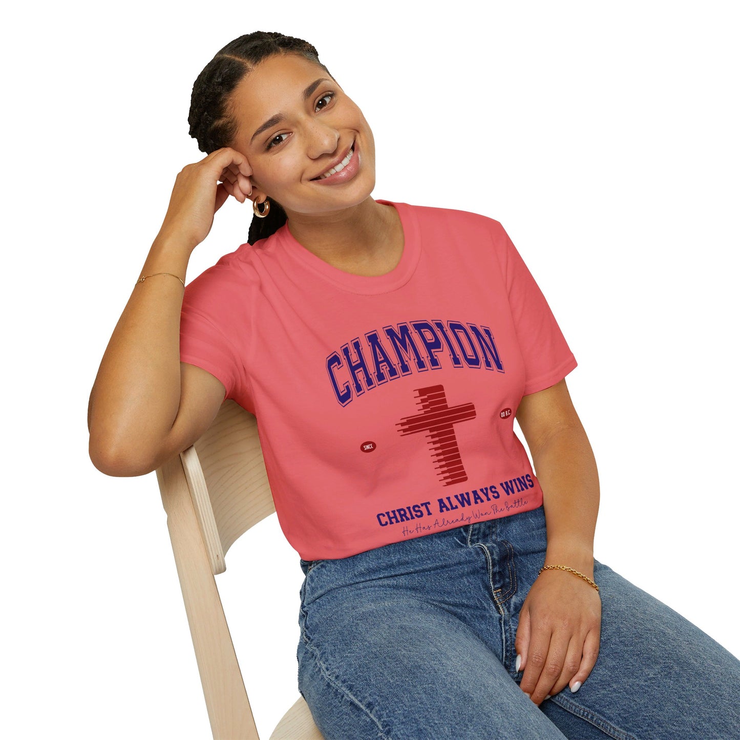 Champion Christ Always Wins Unisex Christian T-shirt