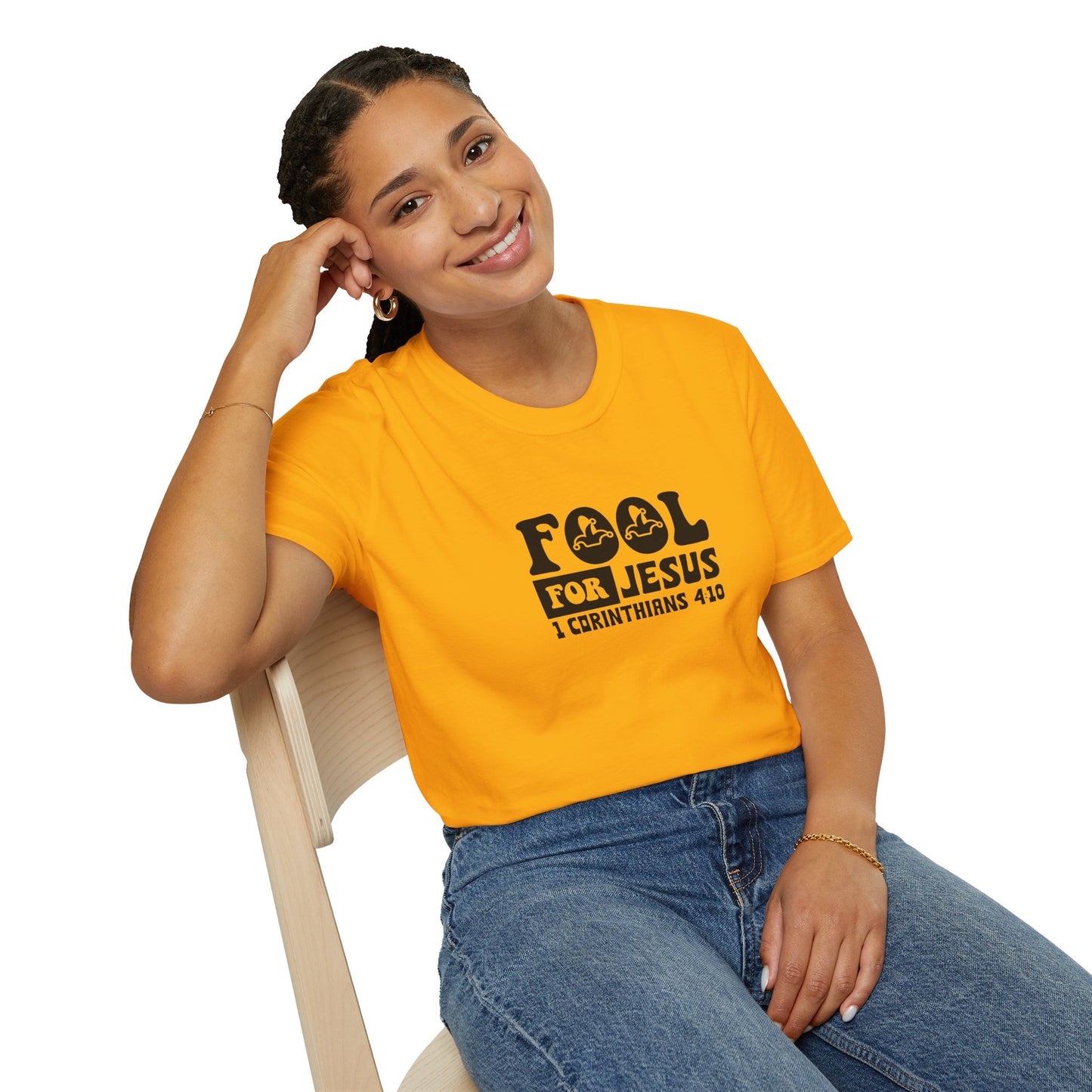 Fool For Jesus Funny Unisex Christian T-shirt