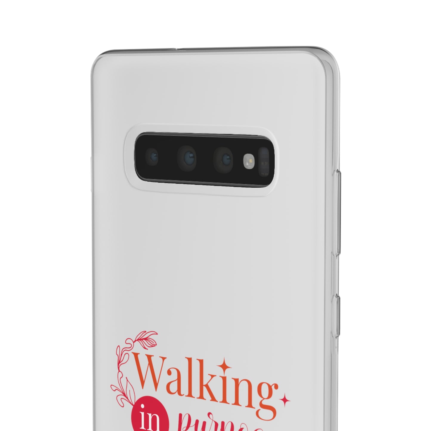 Walking In Purpose On Purpose For His Purpose  Flexi Phone Case