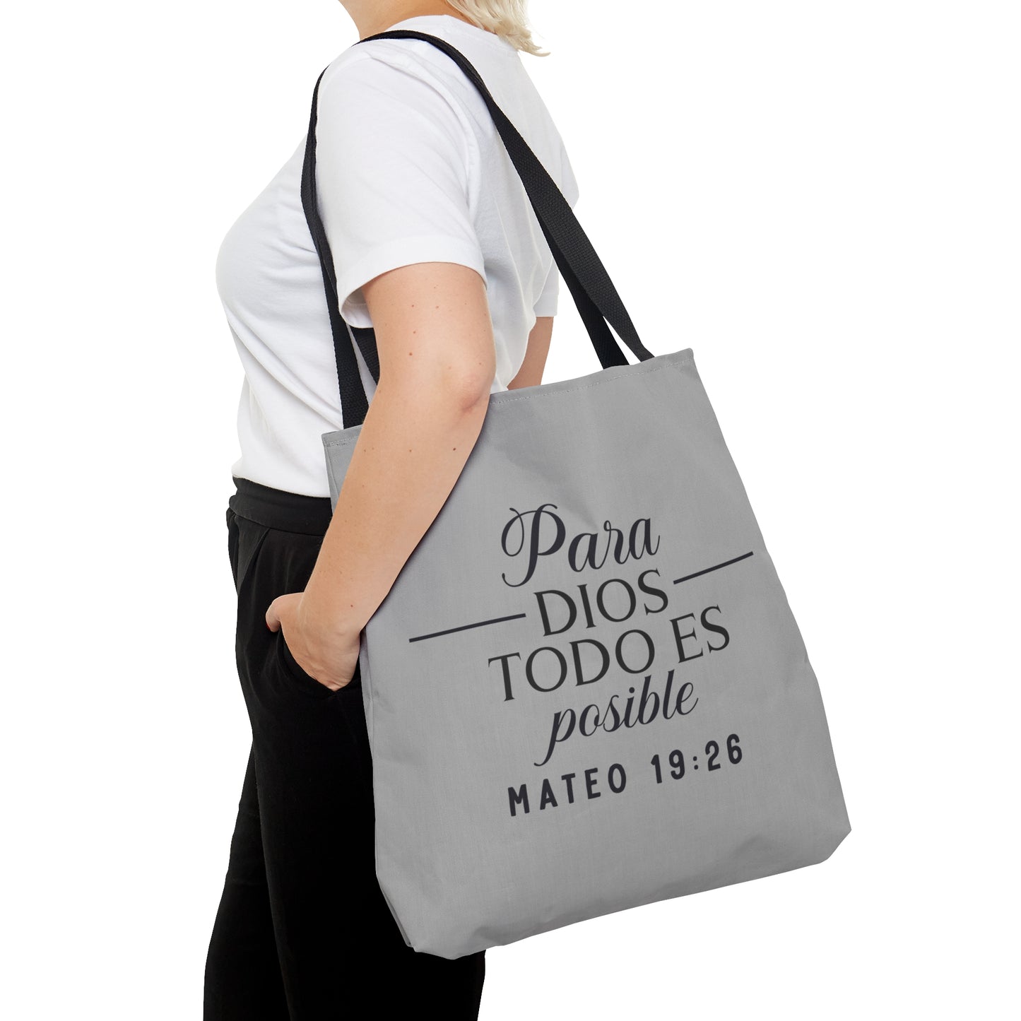 PARA DIOS TODO ES POSIBLE Christian SPANISH Tote Bag Printify