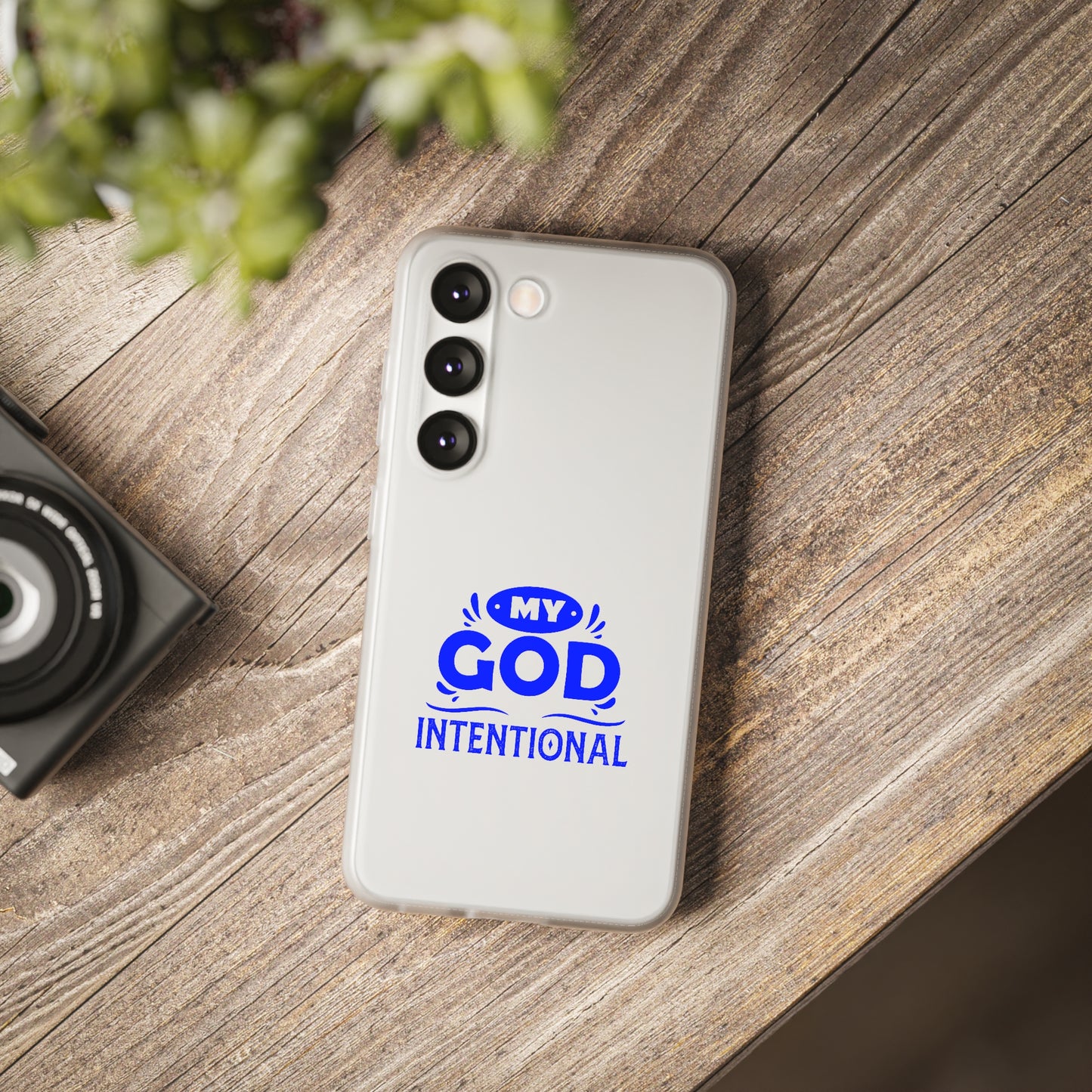 My God Is Intentional  Flexi Phone Case