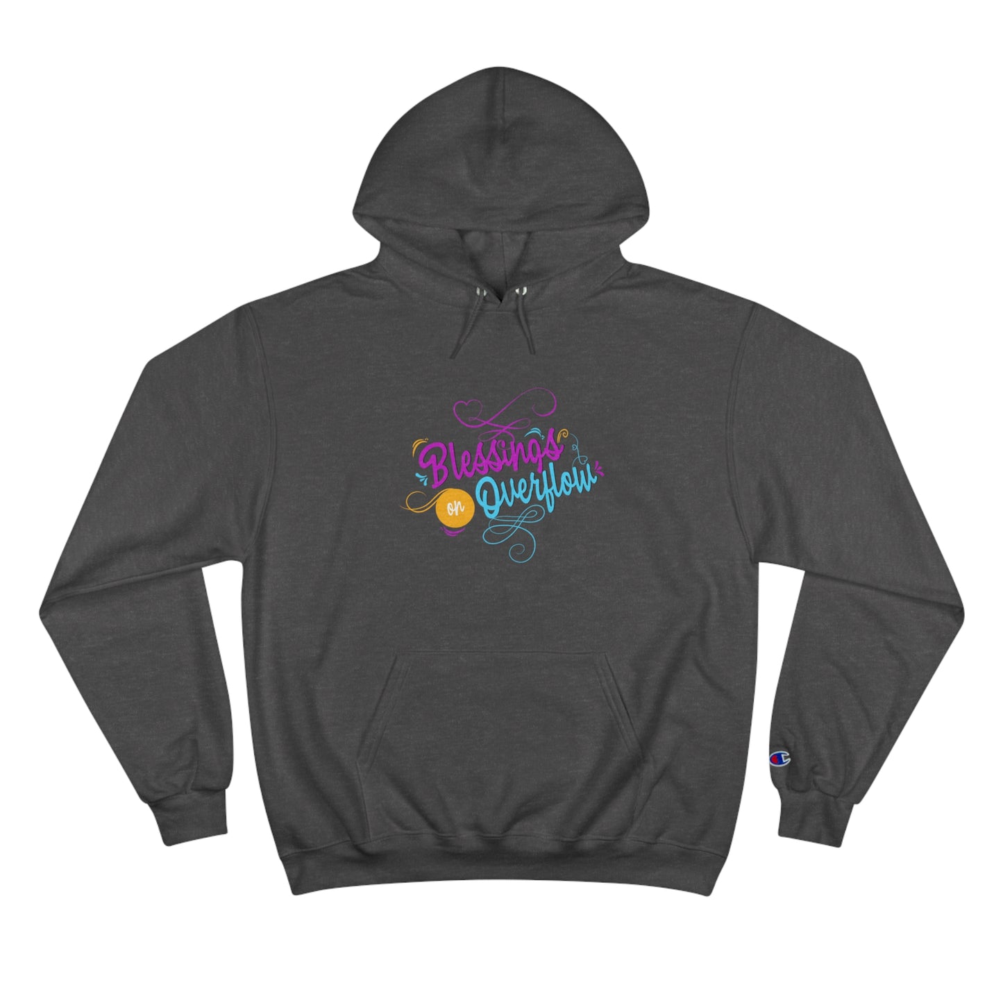 Blessings On Overflow Unisex Champion Hoodie