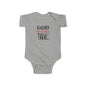 Funny Infant Christian Bodysuit - "He Don't Play About Me" - Cute Baby Clothes
