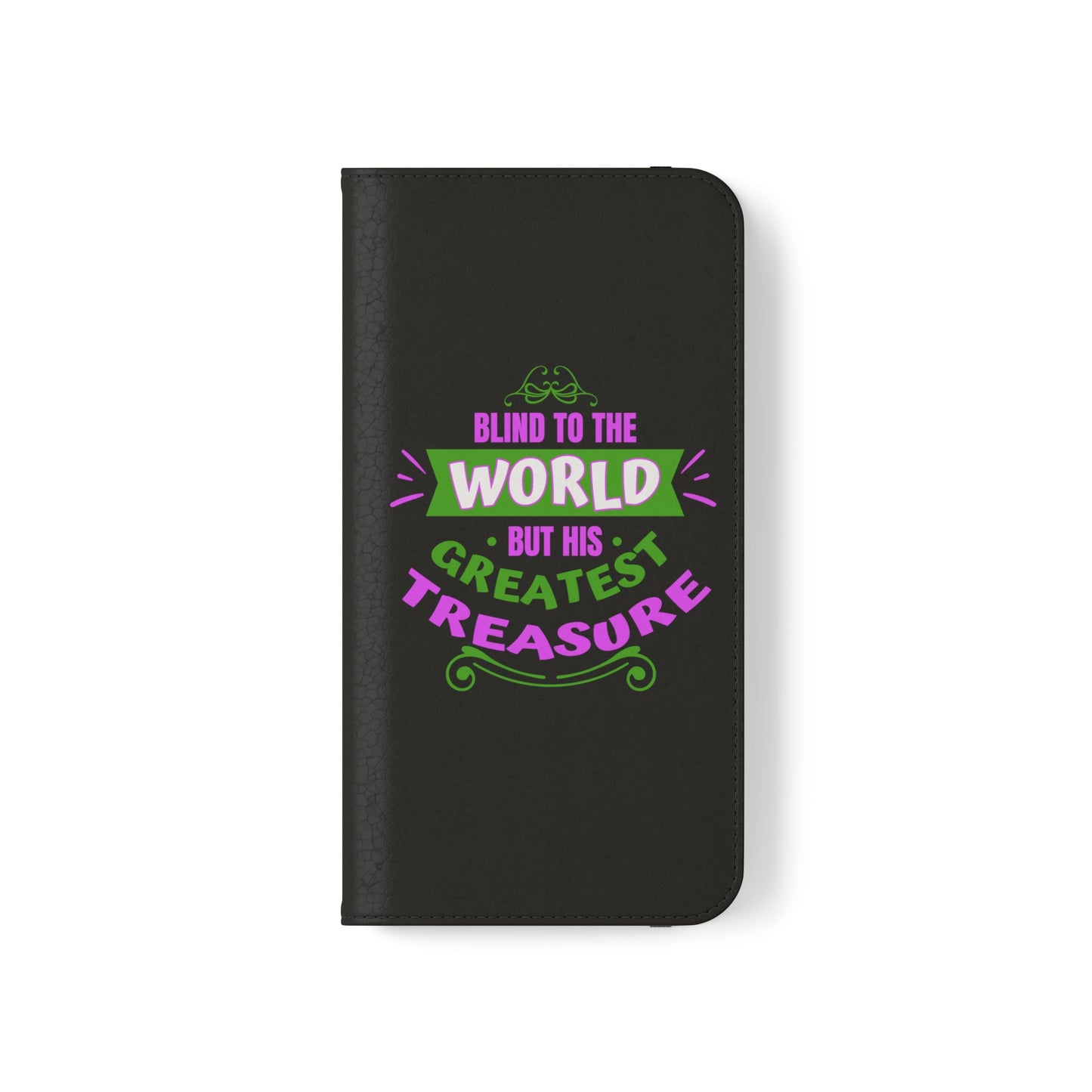 Blind To The World But His Greatest Treasure Phone Flip Cases