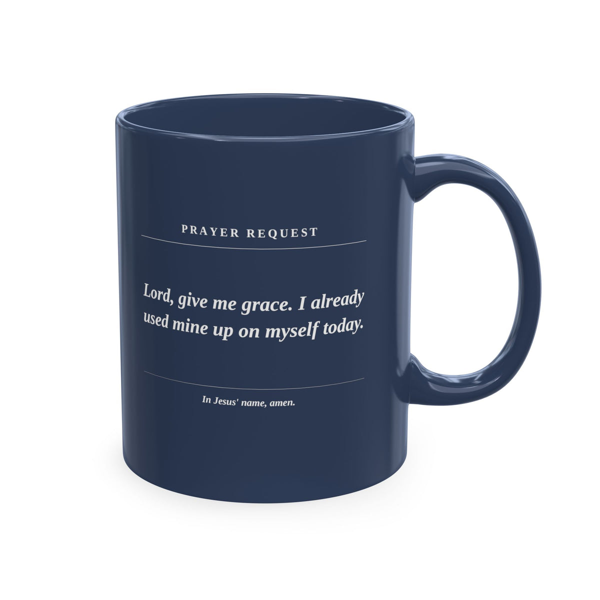Prayer Request Mug — Inspirational Christian Coffee Cup with Daily Prayers